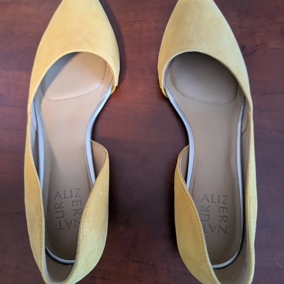 Women's Mustard Flats - Picture 2 of 6